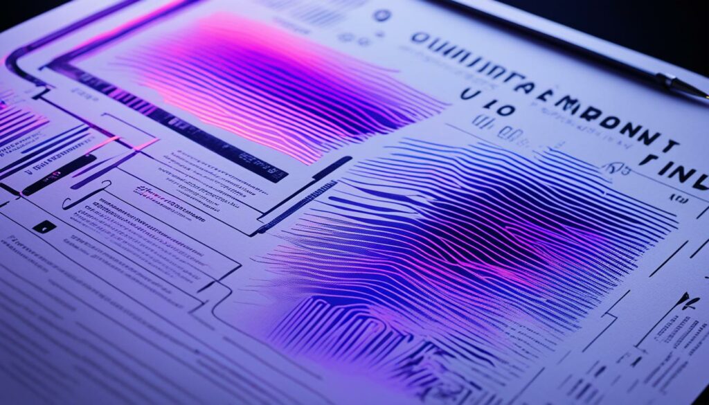 UV-Feature-Design in Sicherheitsdokumenten